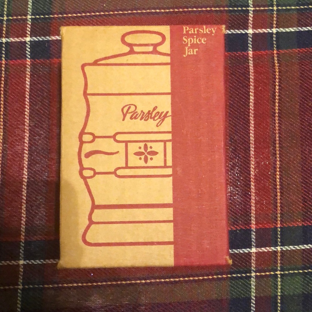 Longaberger Parsley Spice Jar